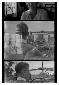 A man driving