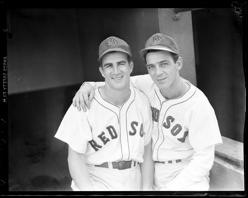 Johnny Pesky and Eddie Pellagrini, Red Sox - Digital Commonwealth