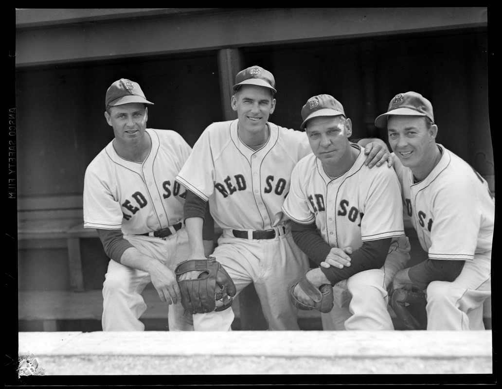 Red Sox players at Fenway