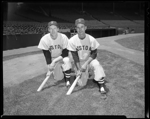 Red Sox players at Braves Field