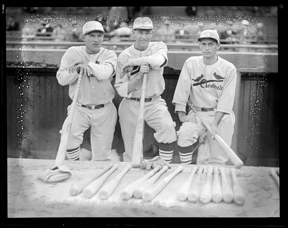 Cardinals players at Braves Field