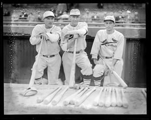 Cardinals players at Braves Field
