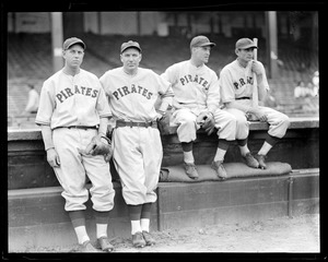 Pirates, including Pie Traynor, at Braves Field
