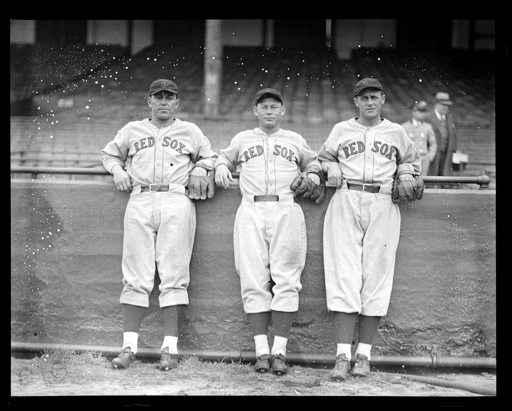 Red Sox players at Braves Field