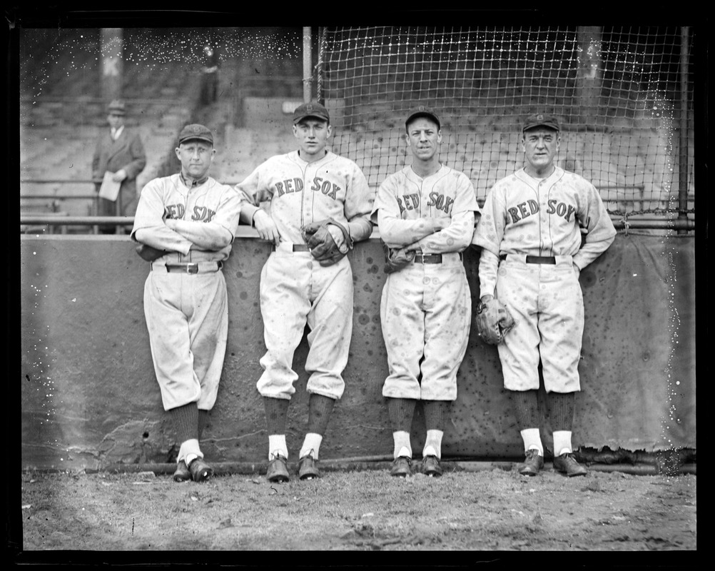Red Sox players at Braves Field