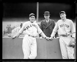 Former Red Sox player-manager Jack Barry with Braves and Red Sox player