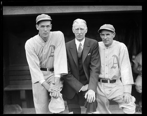 Connie Mack with sons Earle (R) and Connie Jr.