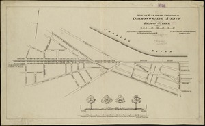 Study of plan for the extension of Commonwealth Avenue on the line of Beacon Street