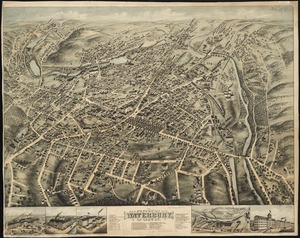 View of the city of Waterbury, Conn