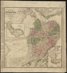 Plan of Boston comprising a part of Charlestown and Cambridge