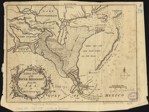 A new map of the River Mississipi from the sea to Bayagoulas