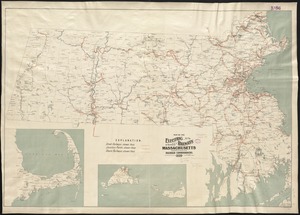 Map of the electric railways of the state of Massachusetts