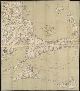 Map of Cape Cod and vicinity