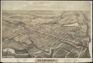 St. Thomas, Province, Ontario Canada, 1875