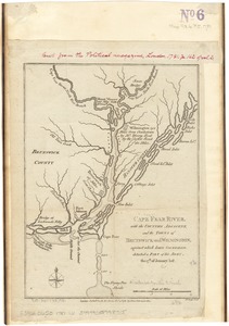Cape Fear River, with the counties adjacent, and the towns of Brunswick and Wilmington, against which Lord Cornwallis, detached a part of his army, the 17th of January last
