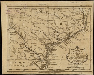 A map of such parts of Georgia and South Carolina as tend to illustrate the progress and operations of the British Army, &c