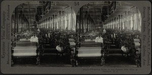 Weaving room, silk mills, Paterson, N.J.