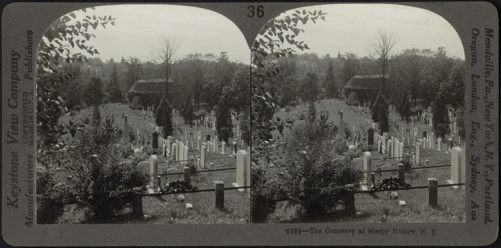 Cemetery at Sleepy Hollow, N.Y.