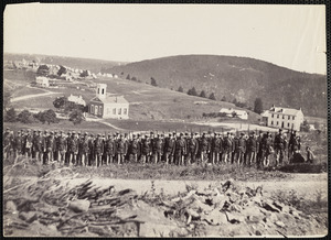 22nd New York State Militia on Maryland Heights, near Harpers Ferry