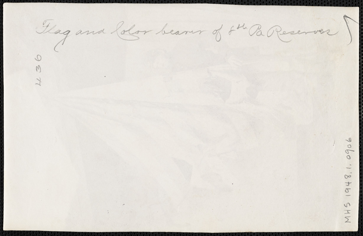 Flag and Color bearer of 8th Pennsylvania Reserves