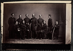 Burnside, General A. E. also and staff