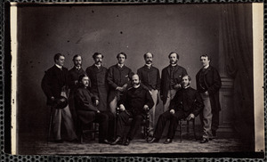 Burnside, General A. E. also and staff
