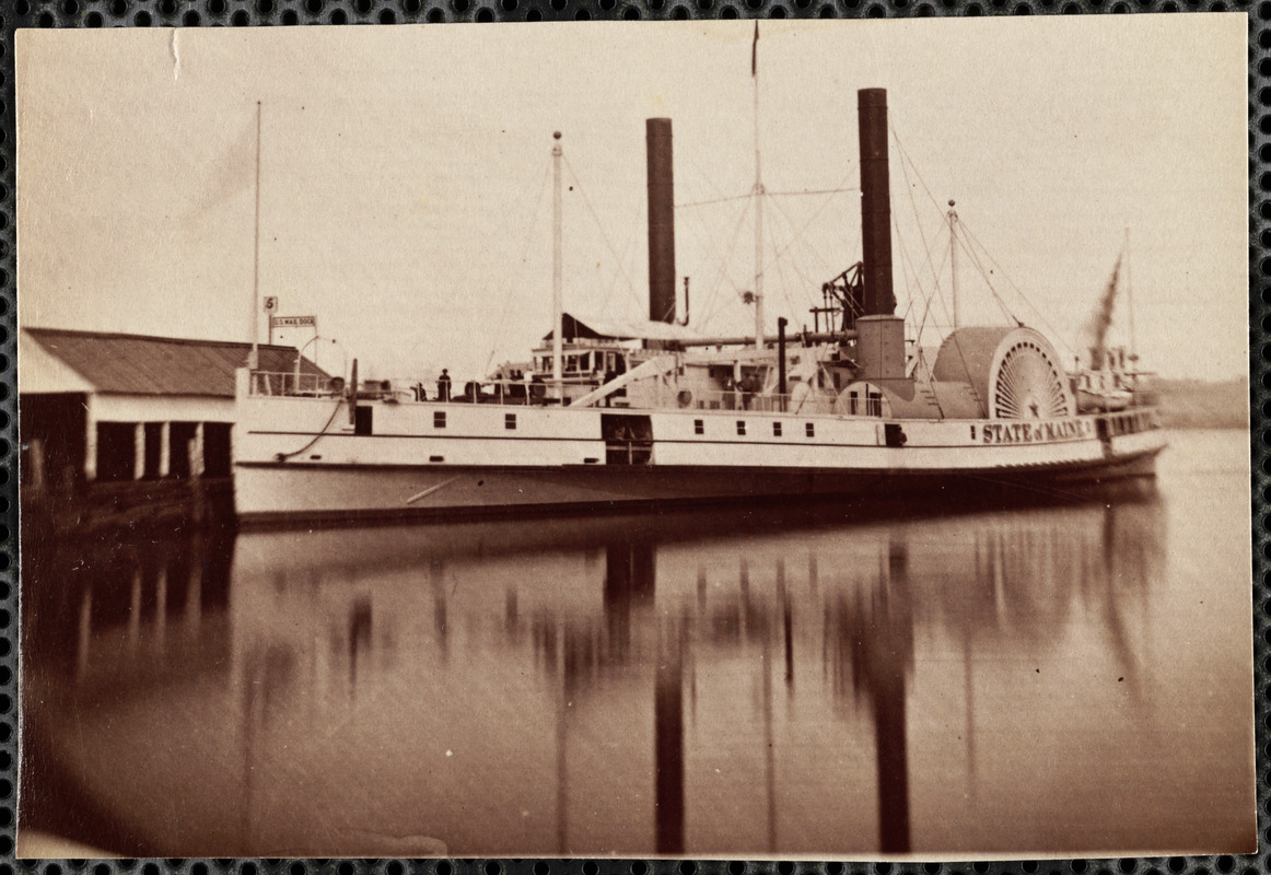 City of Richmond steam ship, ca. 1882 - Maine Memory Network