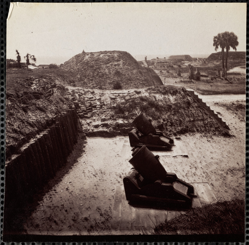 Fort Moultrie, Charleston Harbor interior, April 1865