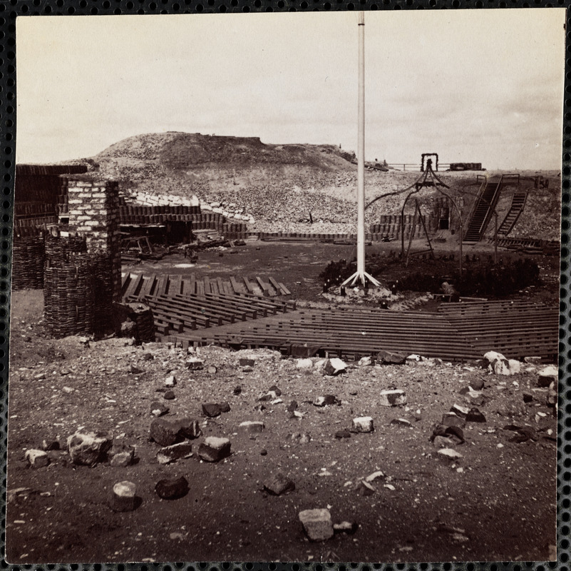 Fort Sumter Interior April 1865