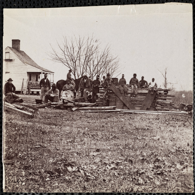 Camp of Negro Children, Aiken's Farm, James River