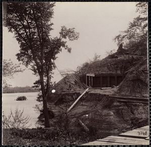 Confederate Battery on James River near Fort Darling