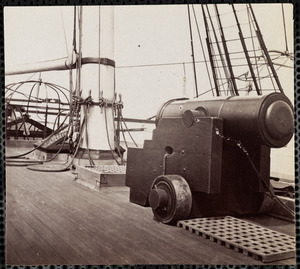 Deck of USS "Pawnee" Charleston Harbor, South Carolina