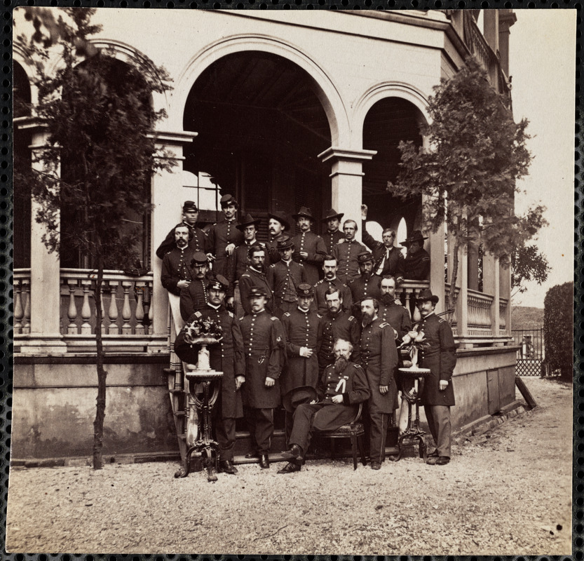 General J.R. Hatch and Staff, Charleston, South Carolina