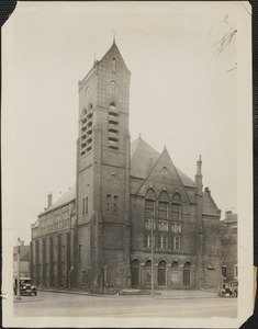 The onetime Third Universalist Church, Porter square, Cambridge, which has been purchased by the First Armenian Evangelical Church of Boston