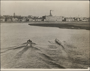 Charles River downstream from the Anderson bridge, 1914
