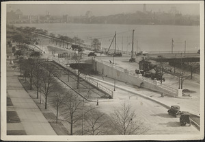 New underpass at the junction of Massachusetts avenue and Memorial Drive, at the Cambridge end of Harvard Bridge, built by the Metropolitan district commission at a cost of $225,000
