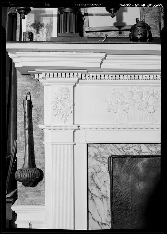 Stephen Phillips House, Salem, mantel detail