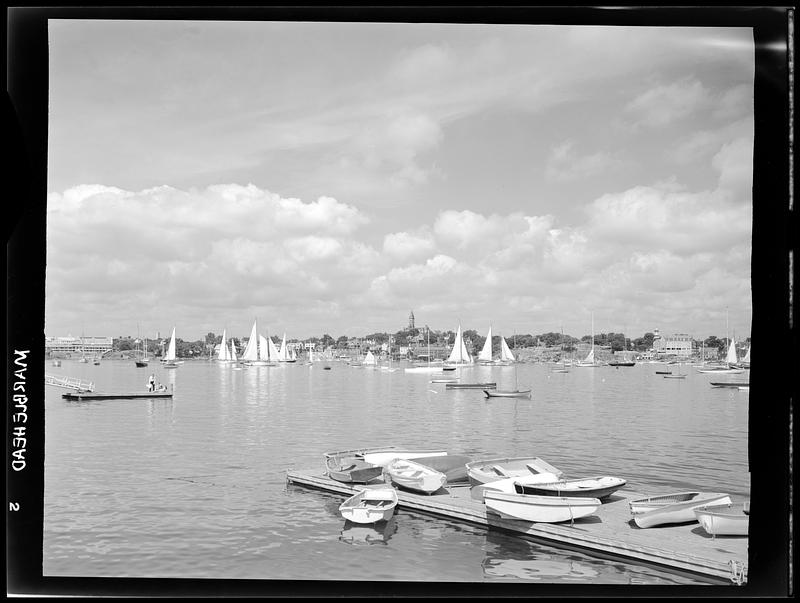 Marblehead (marine), "at the floats"