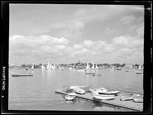 Marblehead (marine), "at the floats"