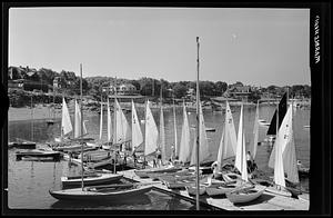 Marblehead (marine), "at the floats"