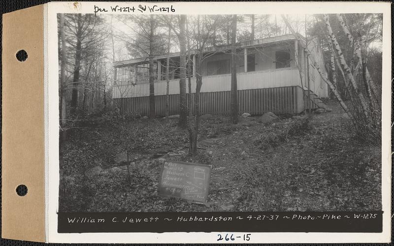 William C. Jewett, camp, Hubbardston, Mass., Apr. 27, 1937