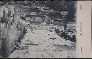 Delphes. Le voie sacrée. Δελφοι