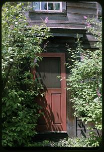 Door on wood-sided building, Deerfield, Massachusetts