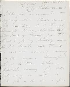 Letter from John D. Long to Zadoc Long and Julia D. Long, June 14, 1865