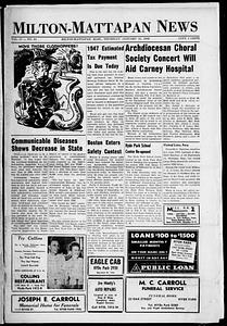Milton Mattapan News, January 15, 1948