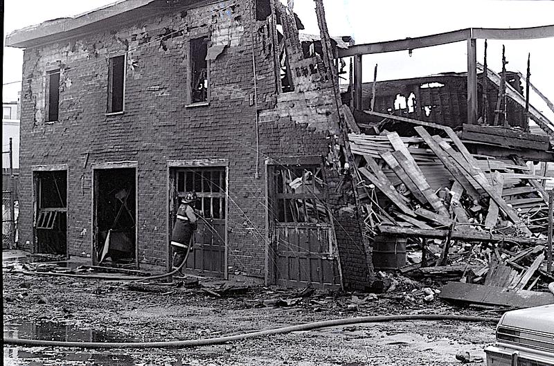 Chelsea Clock fire aftermath