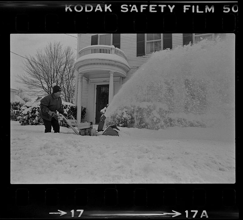 Snow scene, Winter Street