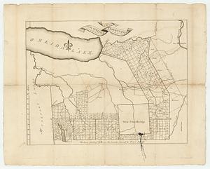 A map of the Oneida Reservation including the lands leased to Peter Smith