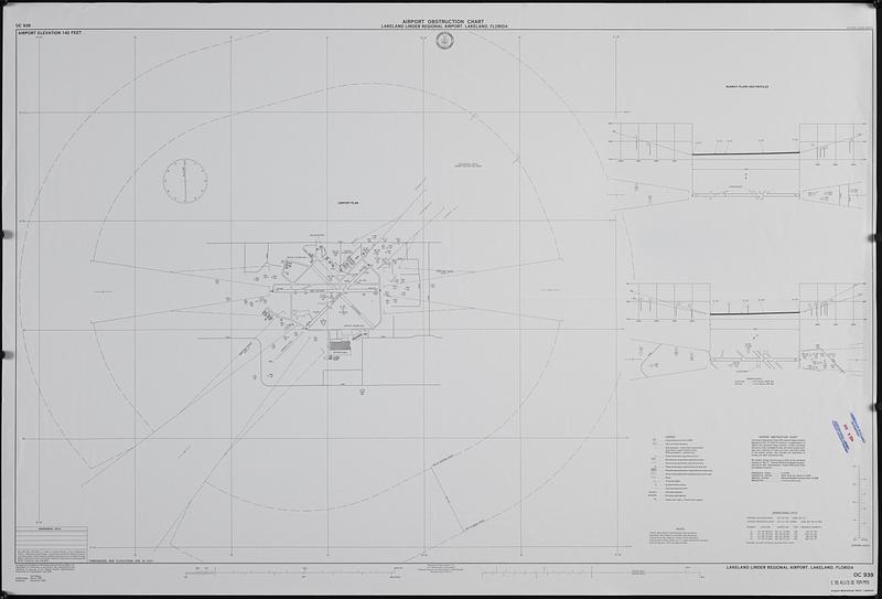 Airport obstruction chart, OC 939, Lakeland Linder Regional Airport, Lakeland, Florida
