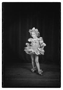 Girl dancer in costume